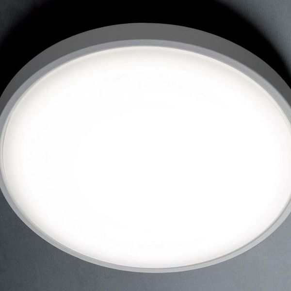 Plafoniera Tonda Led W K Sovil Electra Bianco