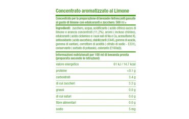 SodaStream Concentrato per la preparazione di bibite al gusto di Limone :  : Alimentari e cura della casa