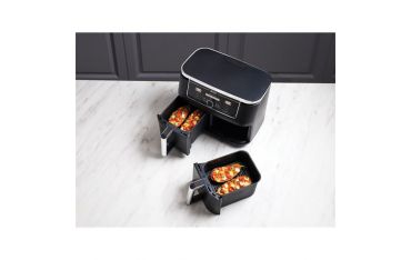 Ninja Foodi Dual Zone Friggitrice ad Aria, 7.6L, 6 in 1, 2 Cassetti