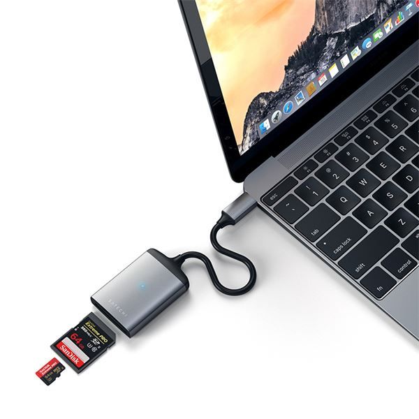 Lettore Di Schede Sd Ush-ii Usb-c Space Gray - Satechi - STC.ST-TCU3CRM