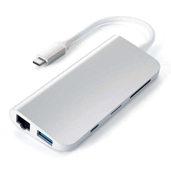 Adattatore Usb-c Multimedia Silver - Satechi - STC.ST-TCMM8PAS