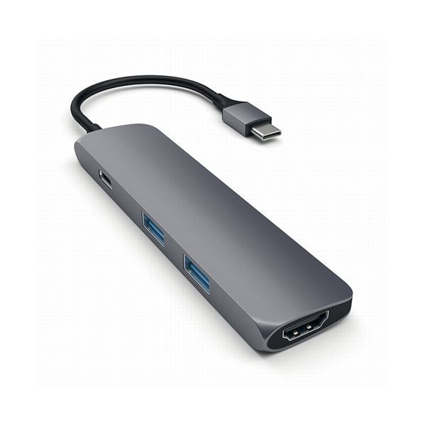 Adattatore Usb-c Slim Multi-porta Space Gray - Satechi - STC.ST-CMAM