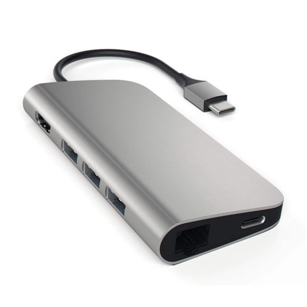 Adattatore Usb-c Multi-porta 4k Ethernet - Space Gray - Satechi - STC.ST-TCMAM