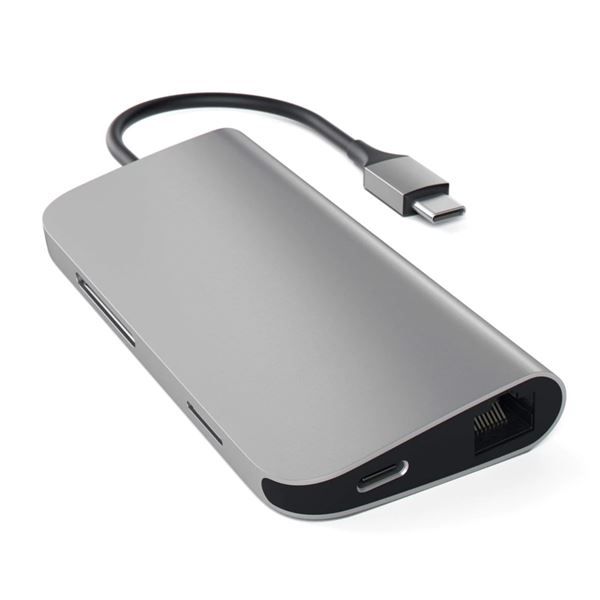 Adattatore Usb-c Multi-porta 4k Ethernet - Space Gray - Satechi - STC.ST-TCMAM