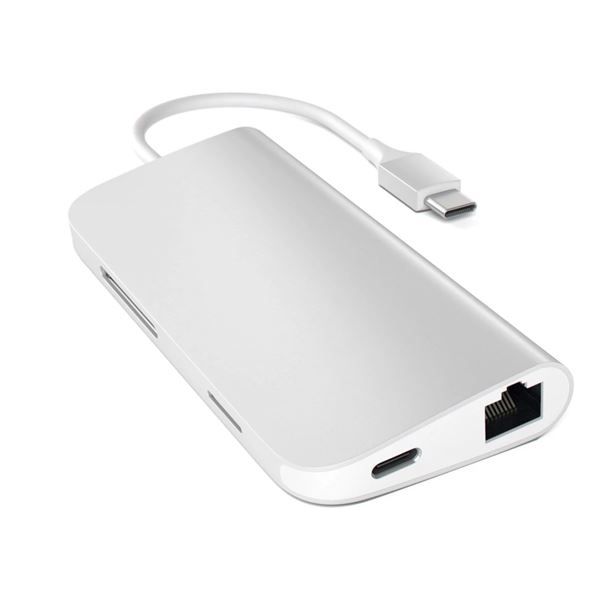 Adattatore Usb-c Multi-porta 4k Ethernet - Silver - Satechi - STC.ST-TCMAS