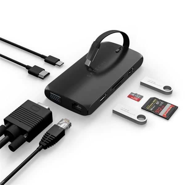 Usb-c On-the-go Multiport Adapter Black - Satechi - STC.ST-UCMBAK