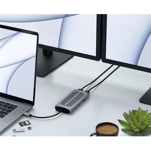 Usb-c Multiport Mx Adapter - Space Gray - Satechi - STC.ST-UCMXAM