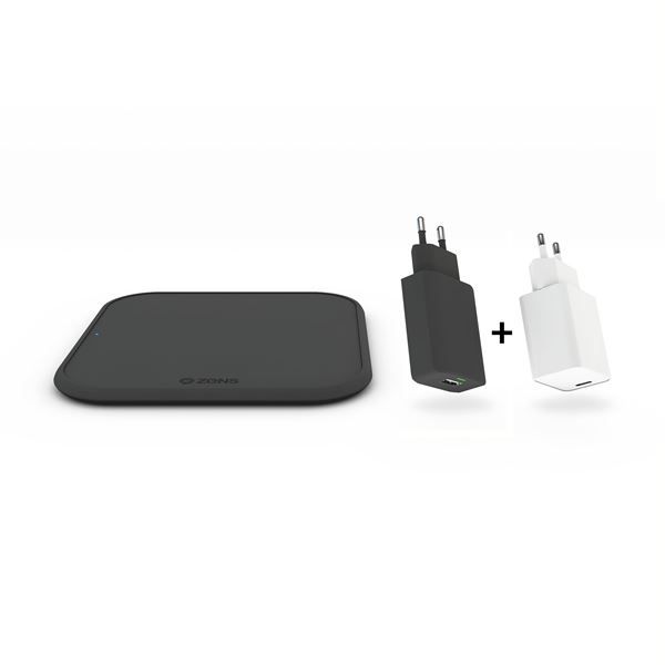 Iphone Starter Pack - 10w Wireless Charger Qc 3.0 & Alim. Usb-c Pd18w - Zens - ZNS.ZESC12BPD/00