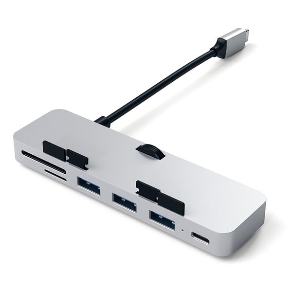 Pro Hub Usb-c Alluminio Con Aggancio Per Imac E Imac Pro Silver - Satechi - STC.ST-TCIMHS