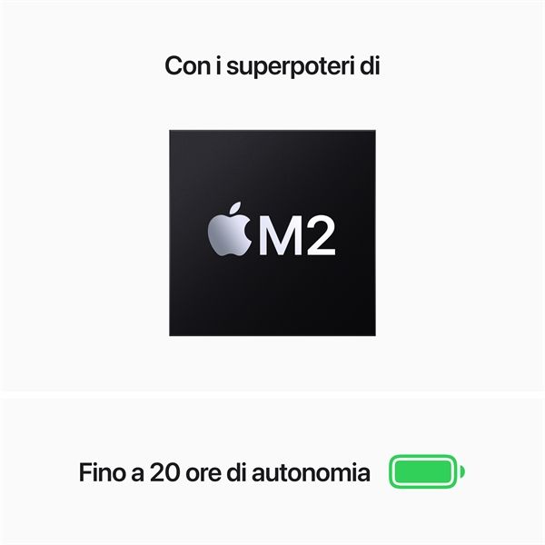 Macbook Pro 13\" M2 Core 8 Cpu Core 10 Gpu 512gb Ssd - Grigio Siderale - Apple - APP.MNEJ3T/A