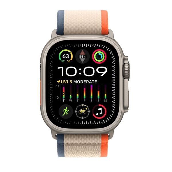 Watch Ultra 2 Gps + Cellular 49mm Titanio - Cinturino Trail Loop
Arancione/beige M/l - Apple - APP.MRF23TY/A