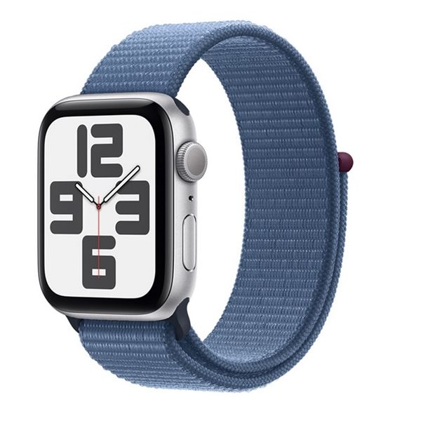 Watch Se Gps 44mm Alluminio Argento - Cinturino Sport Loop Blu Inverno - Apple - APP.MREF3QL/A