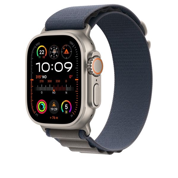 Cinturino Alpine Loop Blu 49mm - M - Apple - APP.MT5L3ZM/A