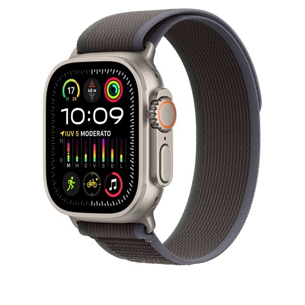 Cinturino Trail Loop Blu/nero - M/l - Apple - APP.MT623ZM/A