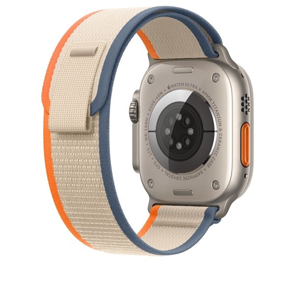 Cinturino Trail Loop Arancione/beige - S/m - Apple - APP.MT5W3ZM/A