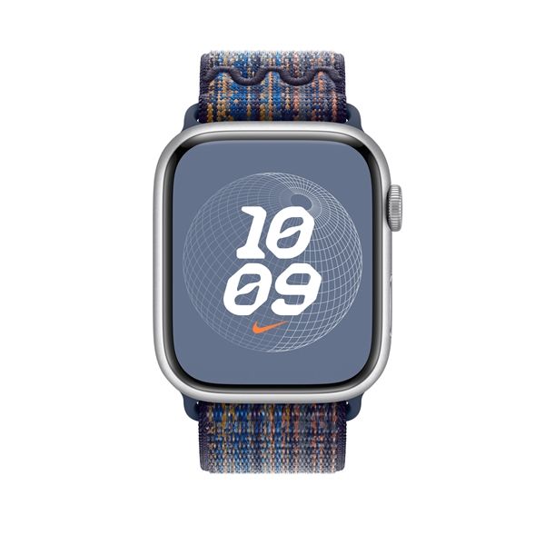 Cinturino Nike Sport Loop Game Royal/arancione 45mm - Apple - APP.MTL53ZM/A