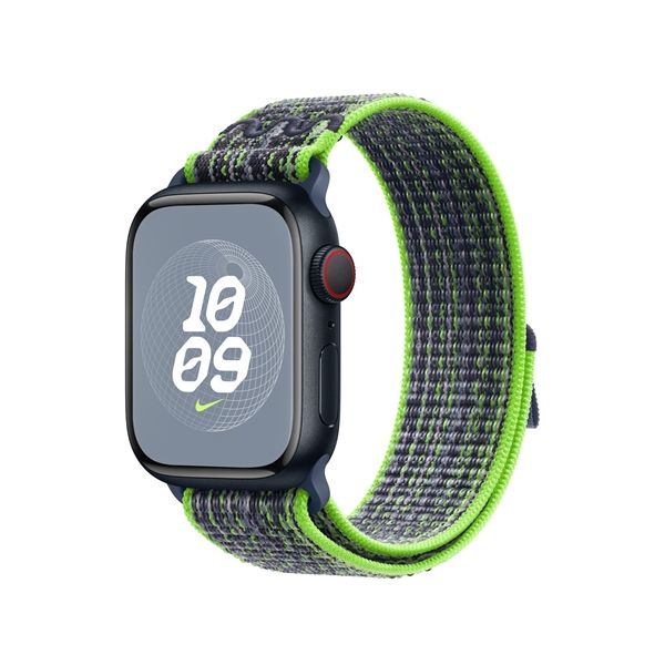 Cinturino Nike Sport Loop Bright Green/blu 41mm - Apple - APP.MTL03ZM/A