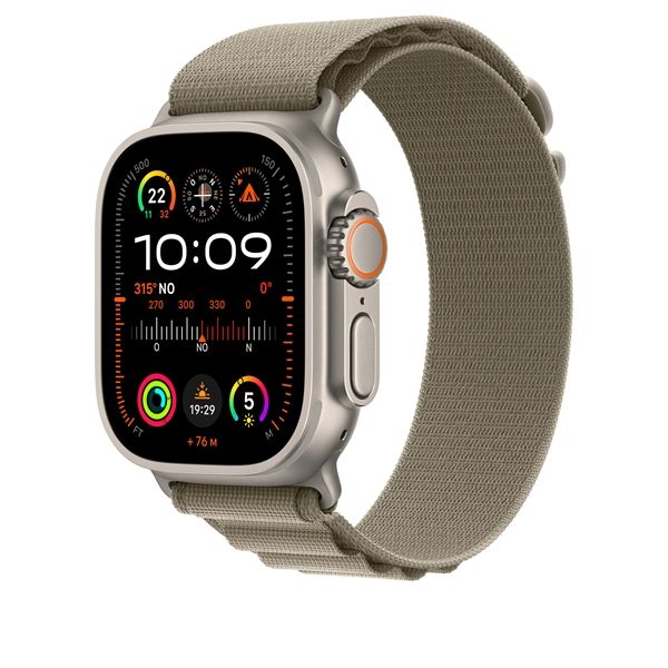 Cinturino Alpine Loop Oliva 49mm - L - Apple - APP.MT5V3ZM/A