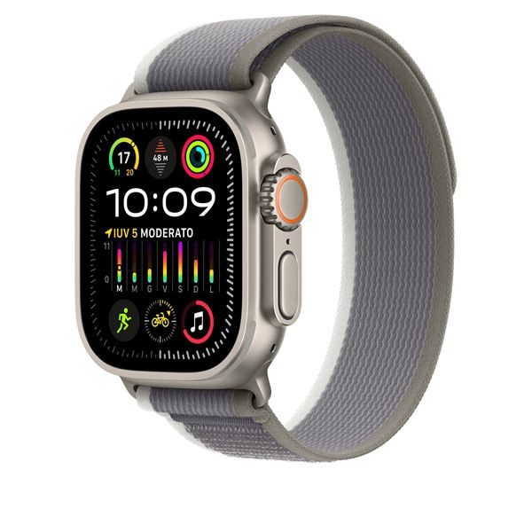 Cinturino Trail Loop Verde/grigio - S/m - Apple - APP.MT5Y3ZM/A