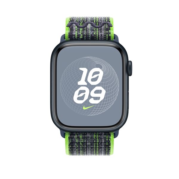 Cinturino Nike Sport Loop Bright Green/blu 45mm - Apple - APP.MTL43ZM/A