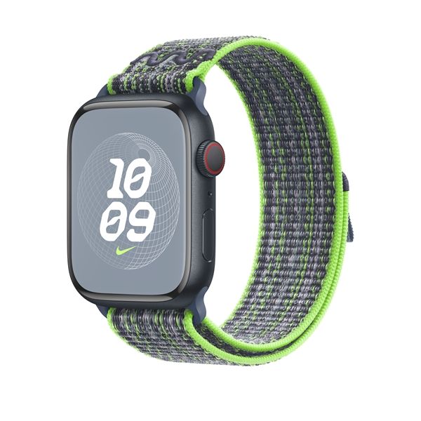 Cinturino Nike Sport Loop Bright Green/blu 45mm - Apple - APP.MTL43ZM/A