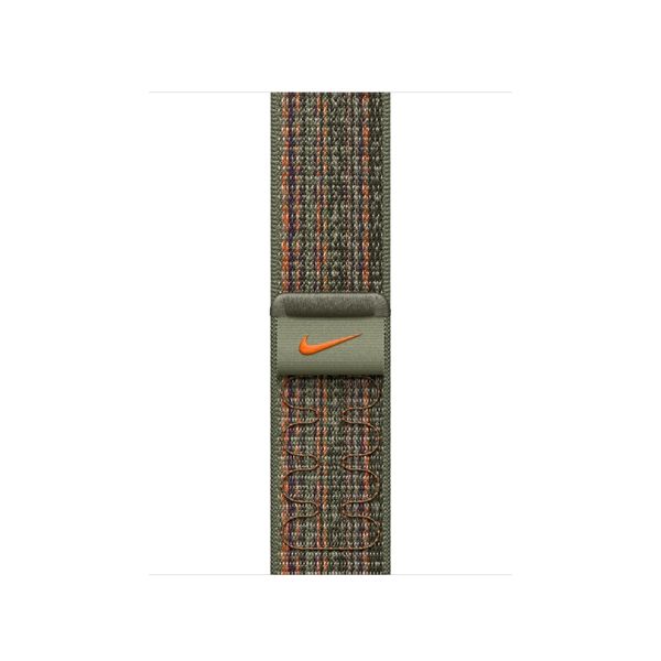 Cinturino Nike Sport Loop Sequoia/arancione 41mm - Apple - APP.MTL33ZM/A