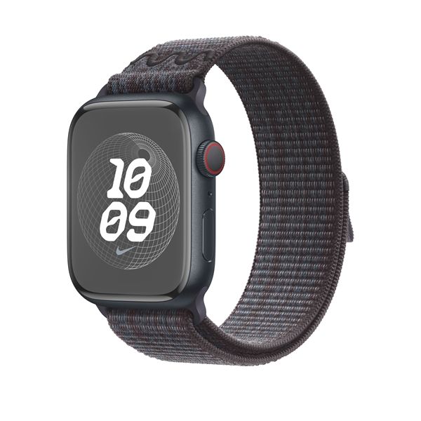 Cinturino Nike Sport Loop Nero/blu 45mm - Apple - APP.MUJX3ZM/A