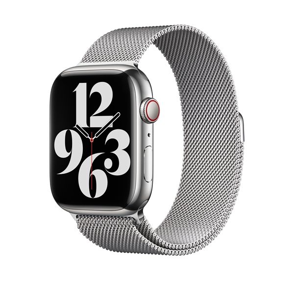 Cinturino Loop Maglia Milanese Argento 45mm - Apple - APP.MTJR3ZM/A