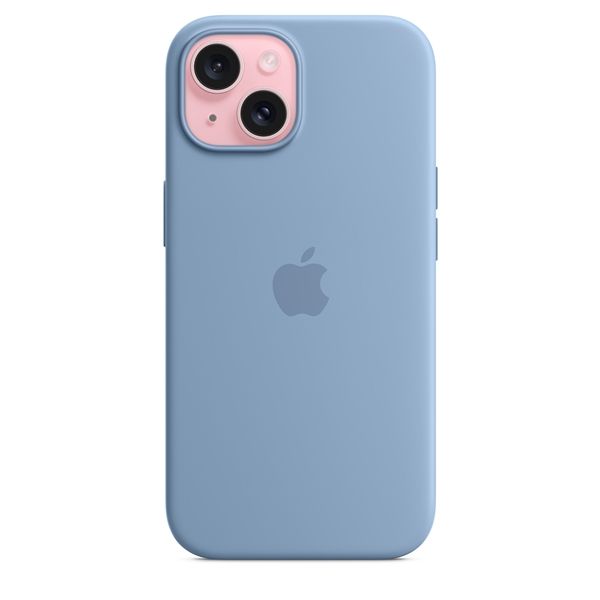 Custodia Apple Magsafe In Silicone Per Iphone 15 - Blu Inverno - Apple - APP.MT0Y3ZM/A