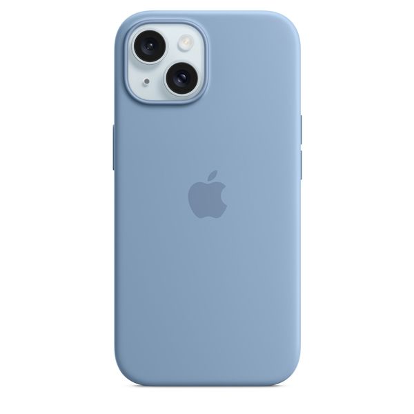 Custodia Apple Magsafe In Silicone Per Iphone 15 - Blu Inverno - Apple - APP.MT0Y3ZM/A