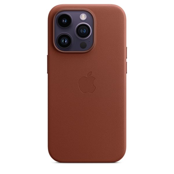 Custodia Apple Magsafe In Pelle Per Iphone 14 Pro - Terra D\'ombra - Apple - APP.MPPK3ZM/A