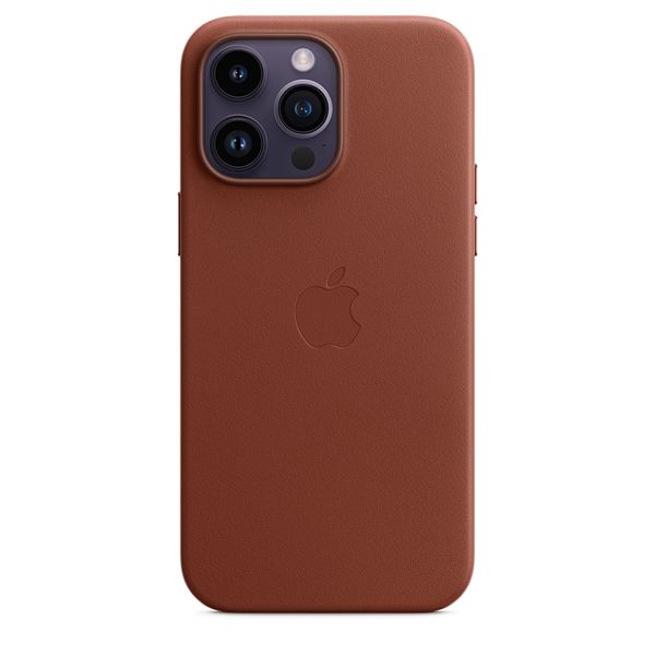 Custodia Apple Magsafe In Pelle Per Iphone 14 Pro Max - Terra D\'ombra - Apple - APP.MPPQ3ZM/A