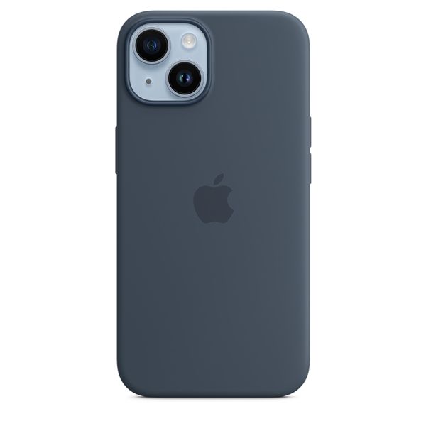 Custodia Apple Magsafe In Silicone Per Iphone 14 - Blu Tempesta - Apple - APP.MPRV3ZM/A