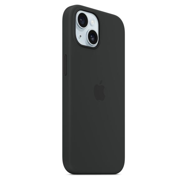 Custodia Apple Magsafe In Silicone Per Iphone 15 - Nero - Apple - APP.MT0J3ZM/A