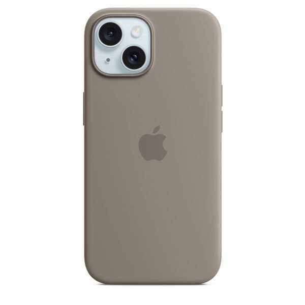 Custodia Apple Magsafe In Silicone Per Iphone 15 - Grigio Creta - Apple - APP.MT0Q3ZM/A