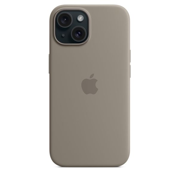 Custodia Apple Magsafe In Silicone Per Iphone 15 - Grigio Creta - Apple - APP.MT0Q3ZM/A