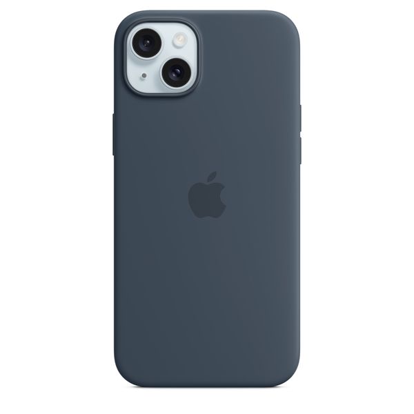 Custodia Apple Magsafe In Silicone Per Iphone 15 Plus - Blu Tempesta - Apple - APP.MT123ZM/A