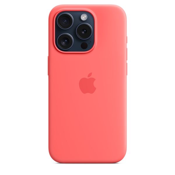 Custodia Apple Magsafe In Silicone Per Iphone 15 Pro - Guava - Apple - APP.MT1G3ZM/A