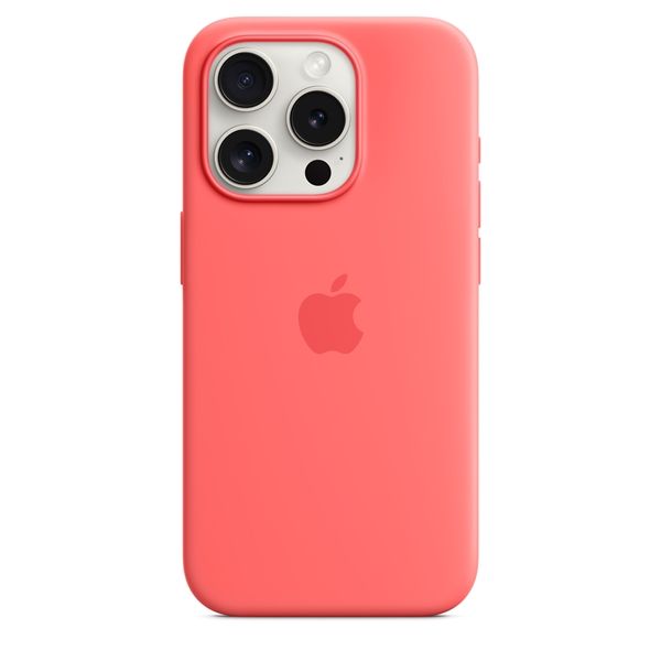 Custodia Apple Magsafe In Silicone Per Iphone 15 Pro - Guava - Apple - APP.MT1G3ZM/A