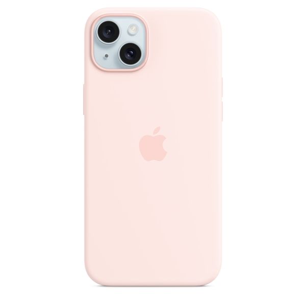 Custodia Apple Magsafe In Silicone Per Iphone 15 Plus - Rosa Confetto - Apple - APP.MT143ZM/A