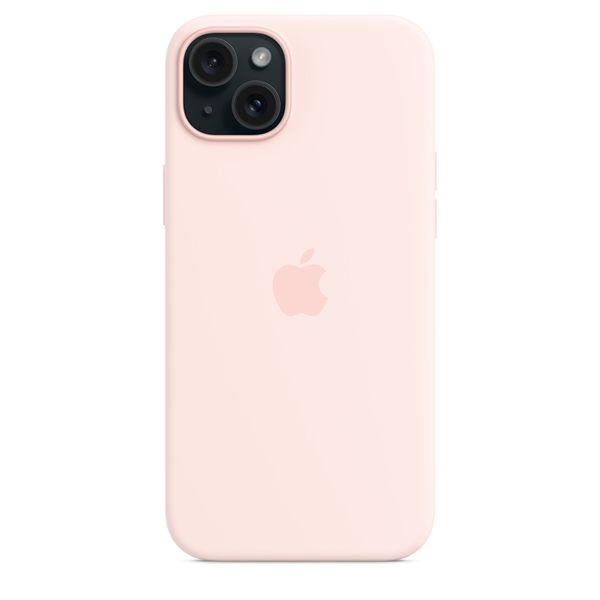 Custodia Apple Magsafe In Silicone Per Iphone 15 Plus - Rosa Confetto - Apple - APP.MT143ZM/A