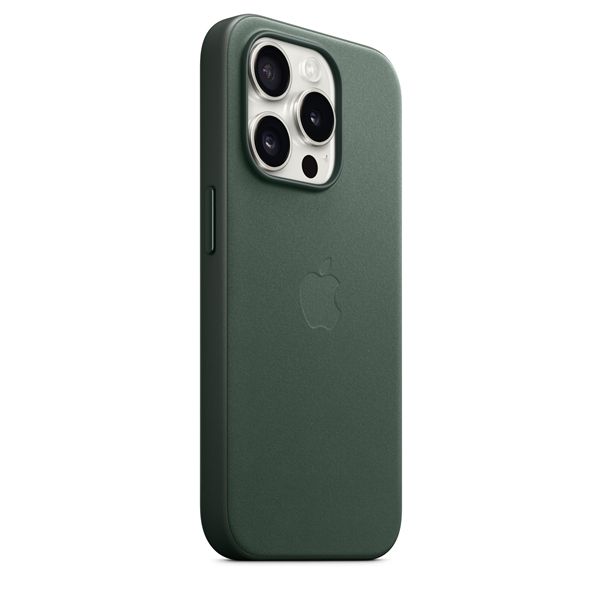 Custodia Magsafe In Tessuto Per Iphone 15 Pro - Sempre Verde - Apple - APP.MT4U3ZM/A