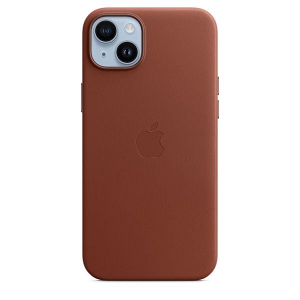 Custodia Apple Magsafe In Pelle Per Iphone 14 Plus - Terra D\'ombra - Apple - APP.MPPD3ZM/A