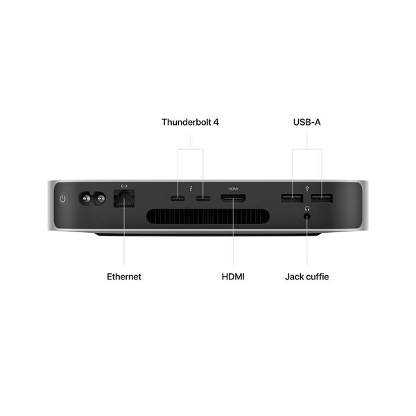 Mac Mini M2 Chip 8-core Cpu And 10-core Gpu 256gb Ssd - Apple - APP.MMFJ3T/A