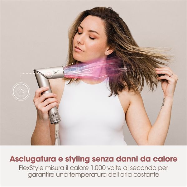 Styler E Asciugacapelli Shark Flexstyle - Champagne Hd424sleu - Shark - SHR.HD424SLEU