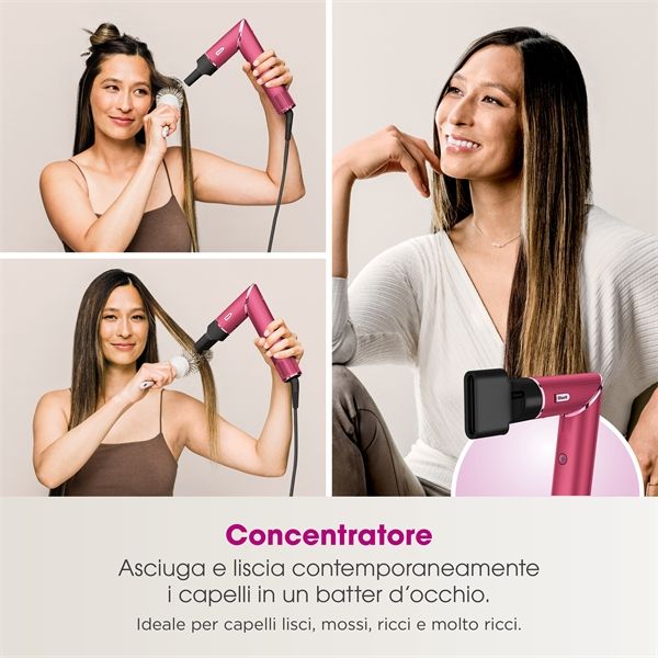 Styler Asciugacapelli Shark Flexstyle Comp Set - Pink Malibu - Shark - SHR.HD440BPEU