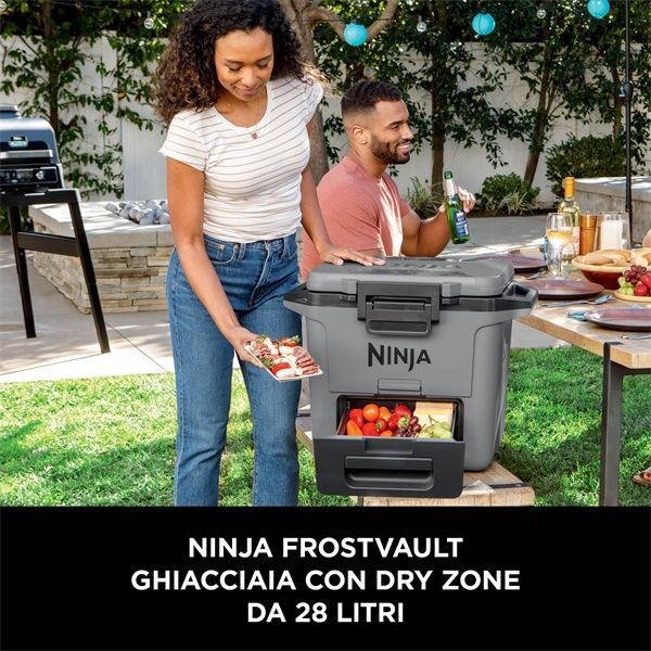 Frigo Portatile Ninja Frostvault 28lt - Grigio - Ninja - NNJ.FB131EUGY