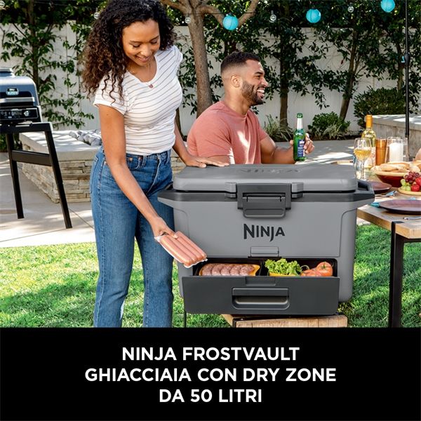 Frigo Portatile Ninja Frostvault 47lt - Grigio - Ninja - NNJ.FB151EUGY