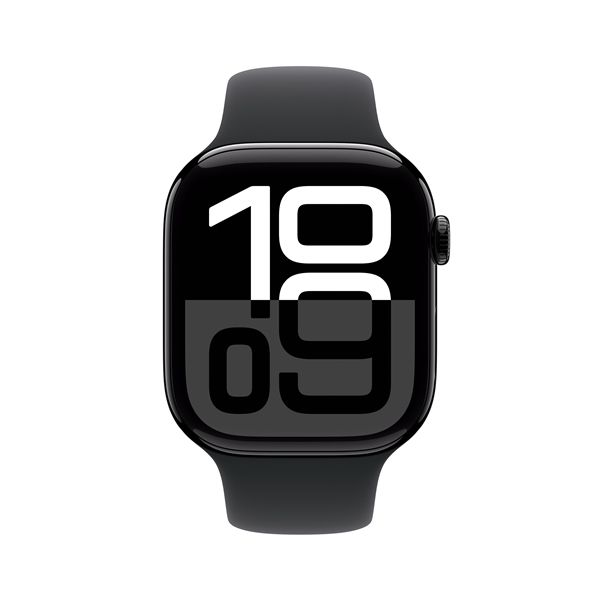 Watch Serie 10 Gps 46mm Alluminio Jet Black - Cinturino Sport Nero M/l - Apple - APP.MWWQ3QL/A