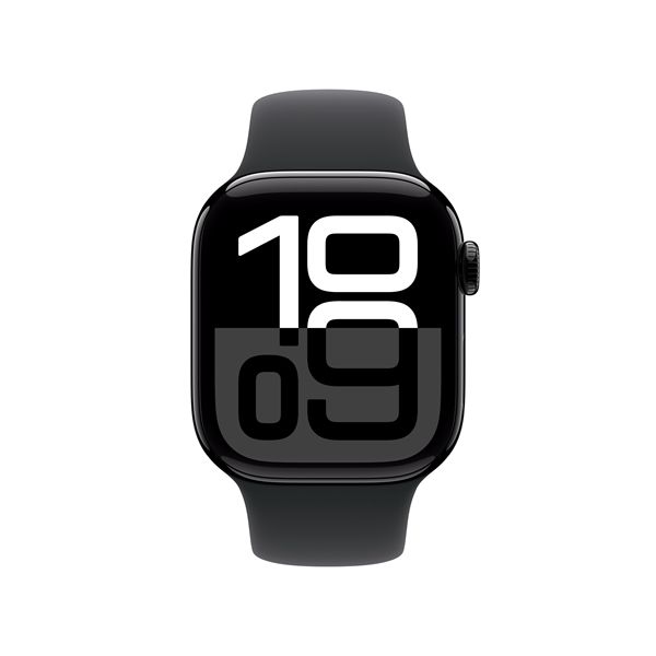 Watch Serie 10 Gps 42mm Alluminio Jet Black - Cinturino Sport Nero S/m - Apple - APP.MWWE3QL/A